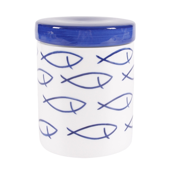 鱼纹密封罐-空白